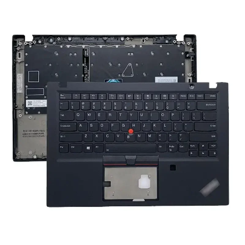 

New Original For Thinkpad T490S T495S Laptop US English Backlit Keyboard With Palmrest Upper Case Shell C Cover 02HM280 02HM316