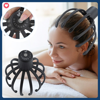 Multi Claw Electric Head Massager Health Massage Tool Charging Octopus Scalp Therapy Relaxation