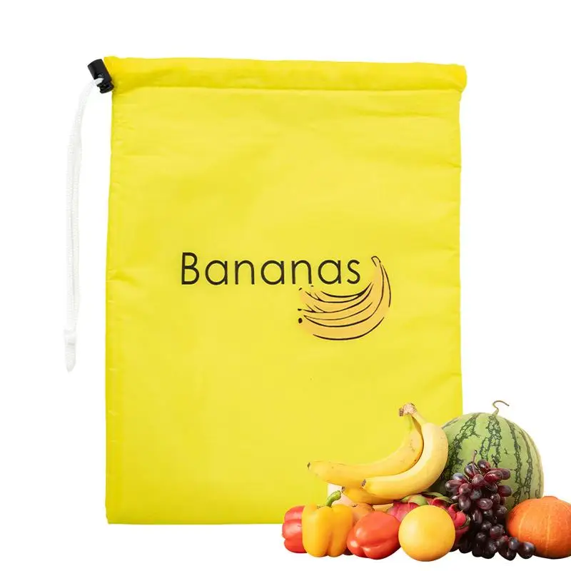 1PC Durable Yellow Banana Green Cabbage Storage Bags Vegetable Banana Storage Freshness Bag Prevent Ripening Washable