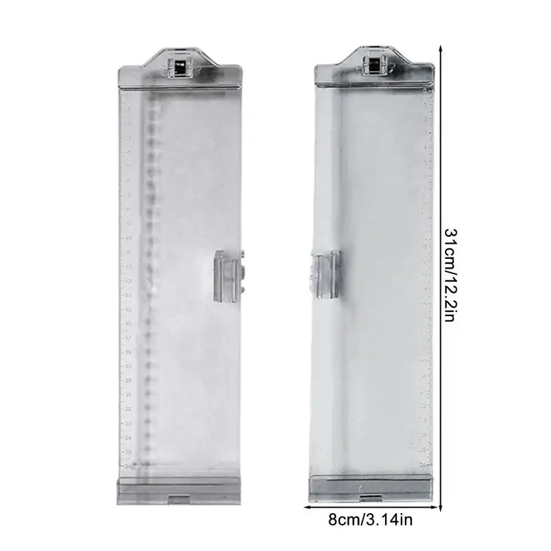 Computer Monitor Memo Board Computer Side Panel 2PCS Computer Side Panel Stable Transparent Computer Monitor Message Board With