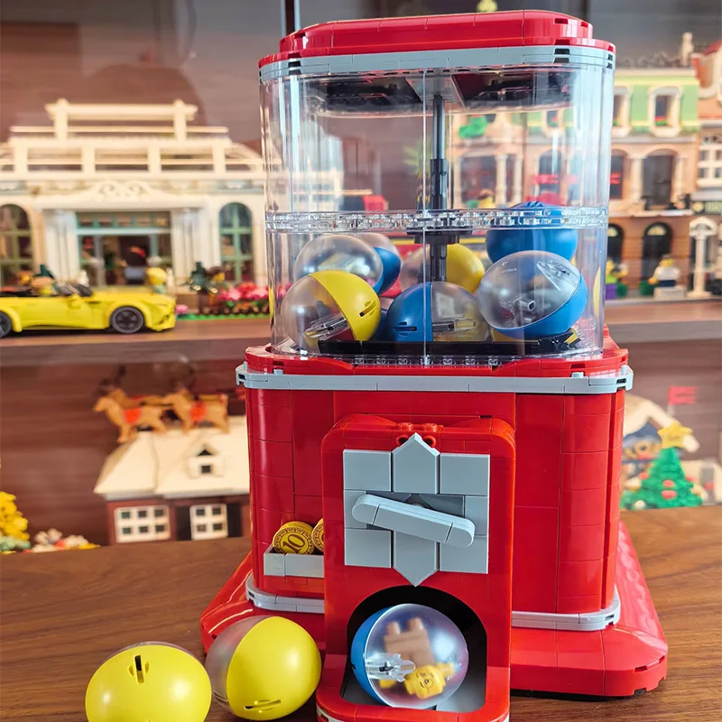

Technical Vending Mechine Building Blocks Classic Creative Coin Construction Bricks Model Toys Christmas Gifts