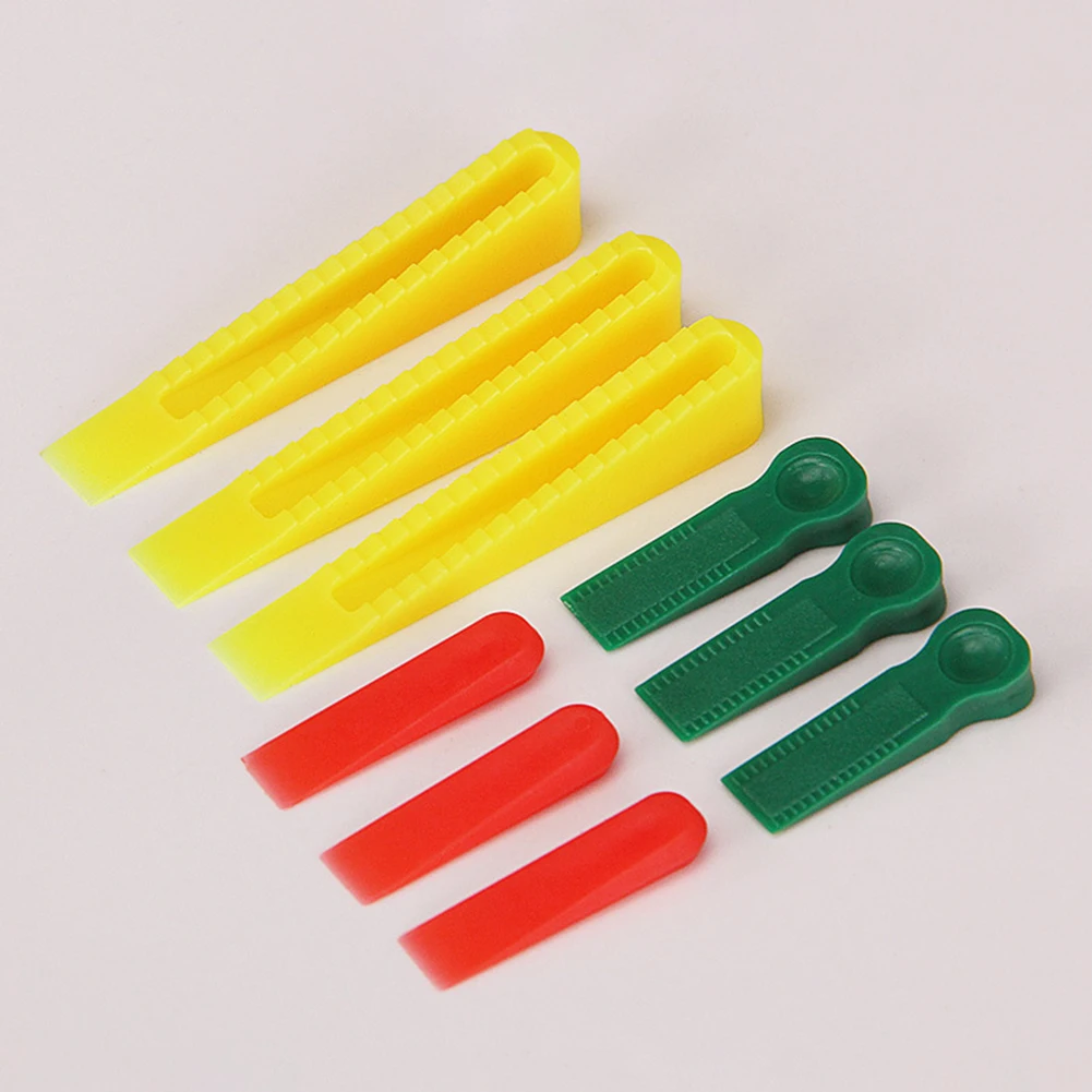 100Pcs Reusable Wedges Porcelain Ceramic  Tile Ceramic Level Spacer Home Decoration  Filling Tiling Tool