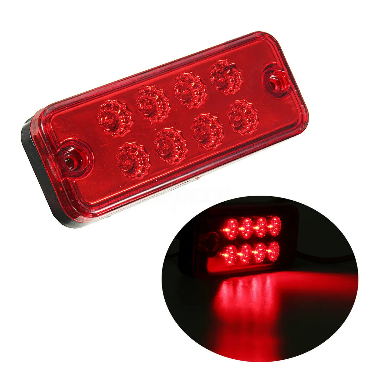 

4x 8LED автомобильный боковой габаритный фонарь для восстановления, подходит для грузового прицепа, каравана