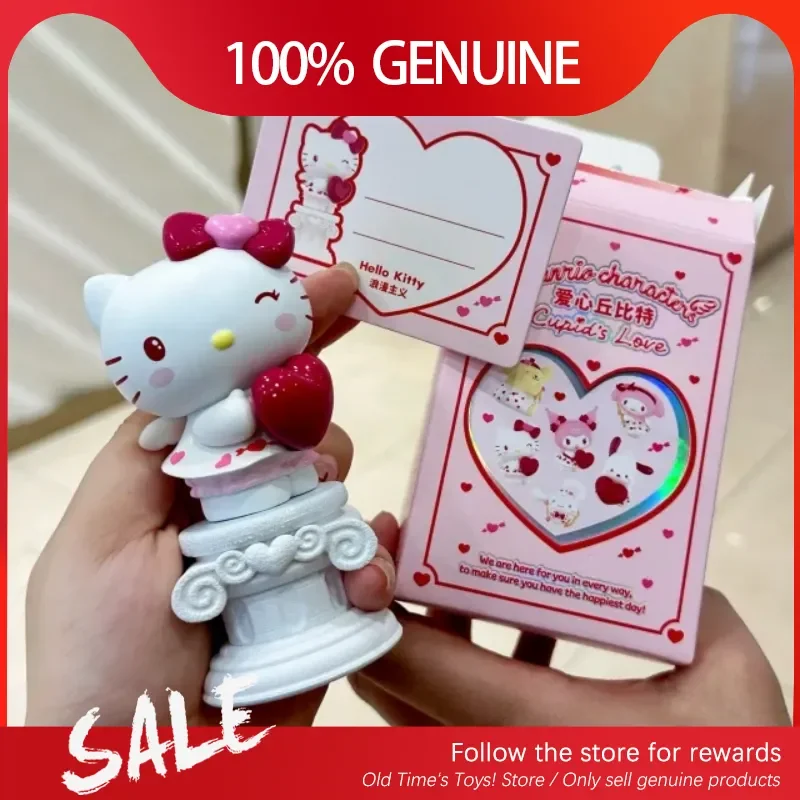 Genuine Sanrio Love Cupid Love Limited Series Blind Box Cute Doll Desktop Ornamen Anime Figure Desktop Ornamen Surprise Gifts