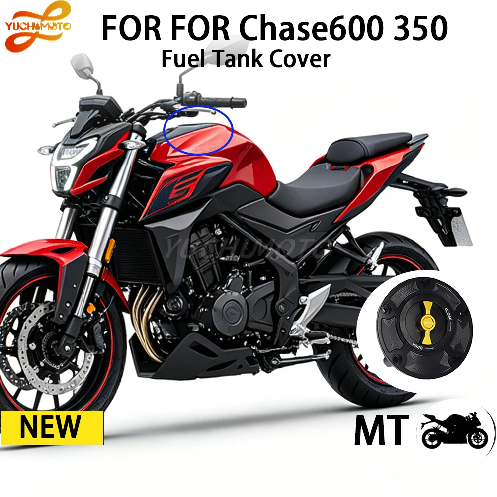 FOR Qjmoto Chase600 350  Keyless Quick Release Tank Fuel Cap Gas Cover Case Modified Motorcycle Accessories Fuel Tank Cover