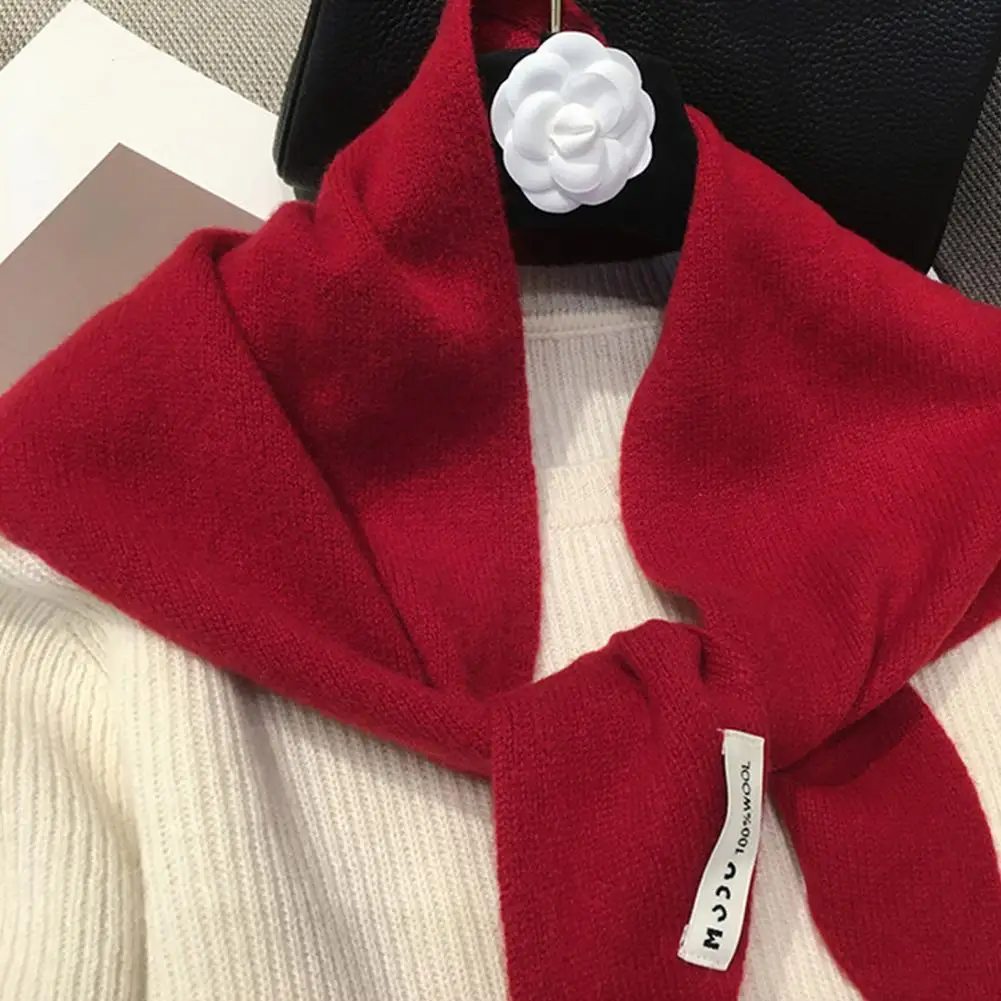 الكورية مثلث وشاح المتخصصة الصوف الثلاثي وشاح المرأة الحجاب وشاح محبوك متعددة الوظائف الدافئة وشاح محبوك #2