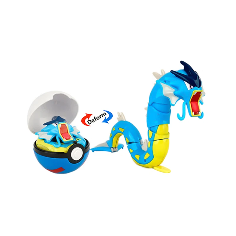 New Pokemon Pokeball Anime Action Figurse Pikachu Squirtle Pocket Monster Variant Pokémon Game Elf Ball Model Toys Birthday Gift