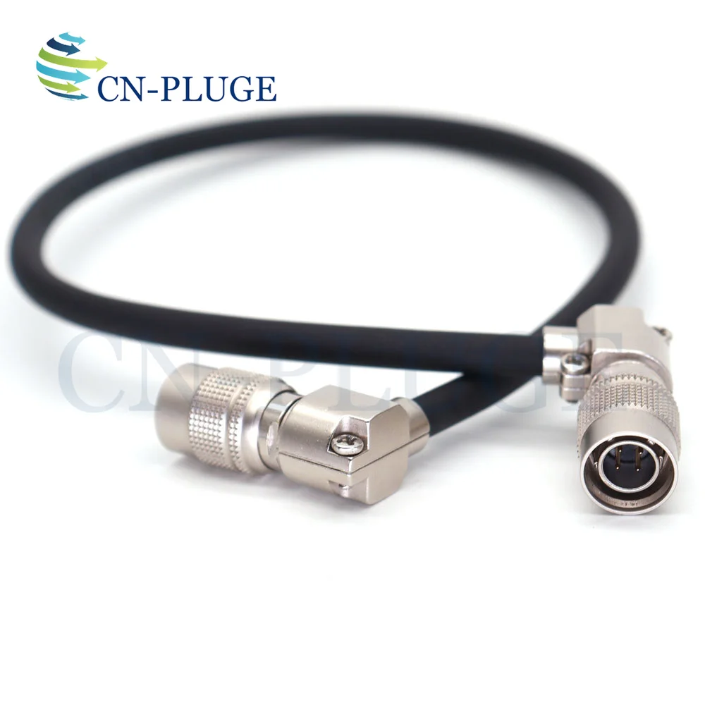 Right ang HRS 4Pin TO  4Pin Right angl for Sound Device 644 633 Cable/Recorder Zoom F4 F8 Power power Cable