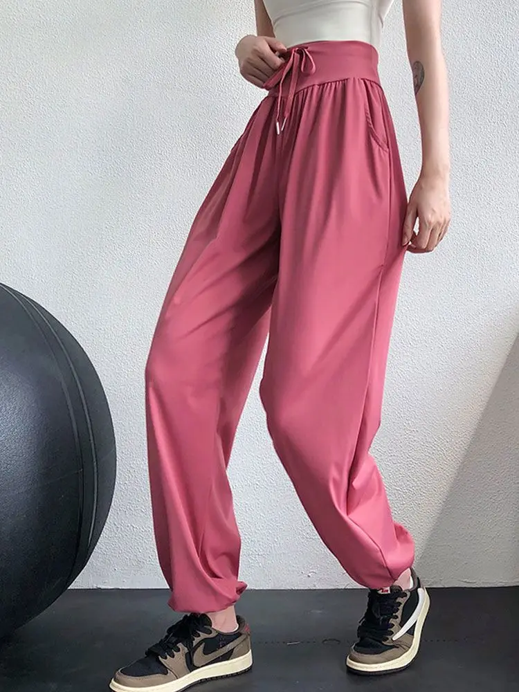 Women Pants Casual Trousers Running Sport Joggers Quick Dry Gym Fitness Sweatpants With Pockets Pants Female Bottoms Clothing