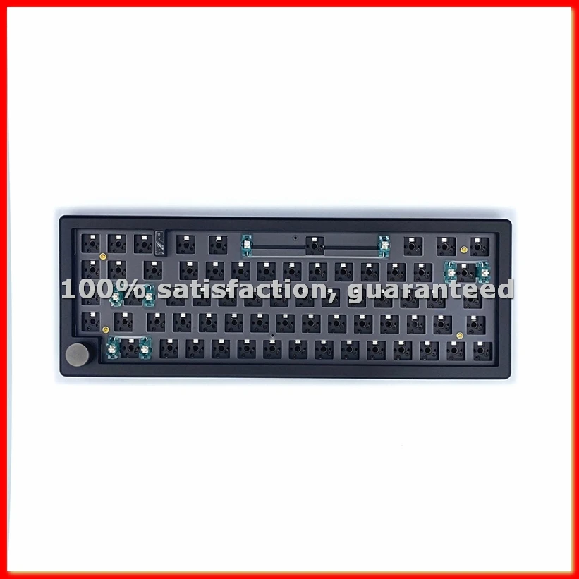 

GMK67 Hot Swappable RGB Backlight Mechanical Keyboard Kit Bluetooth 2.4G Wireless 3 Mode Customized DIY Keyboard Black-A12I