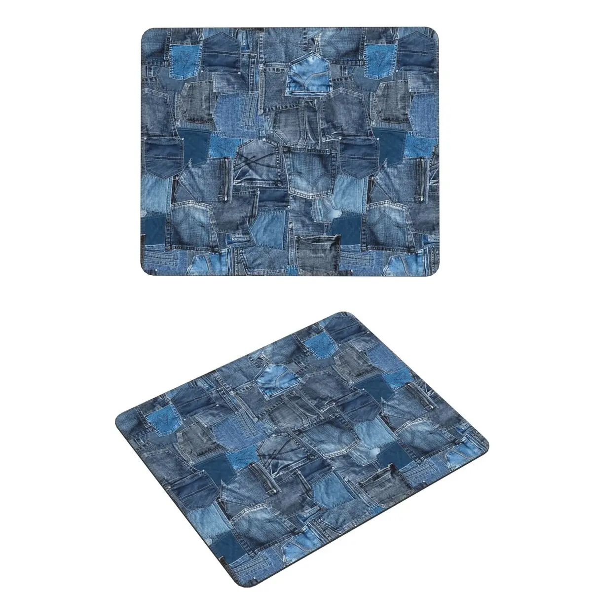 

Синий джинсовый карманный лоскутный коврик для мыши, коврик для мыши, компьютерная клавиатура, коврик для мыши, геймерский коврик для ноутбука, офисные коврики для стола