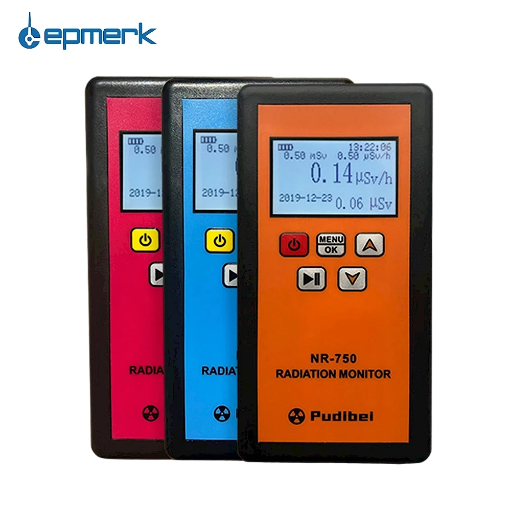 NR-750 przenośny przenośny wykrywacz promieniowanie jądrowe z wyświetlaczem LCD domowy radioaktywny Tester geigera licznik β Y X-ray detekcja