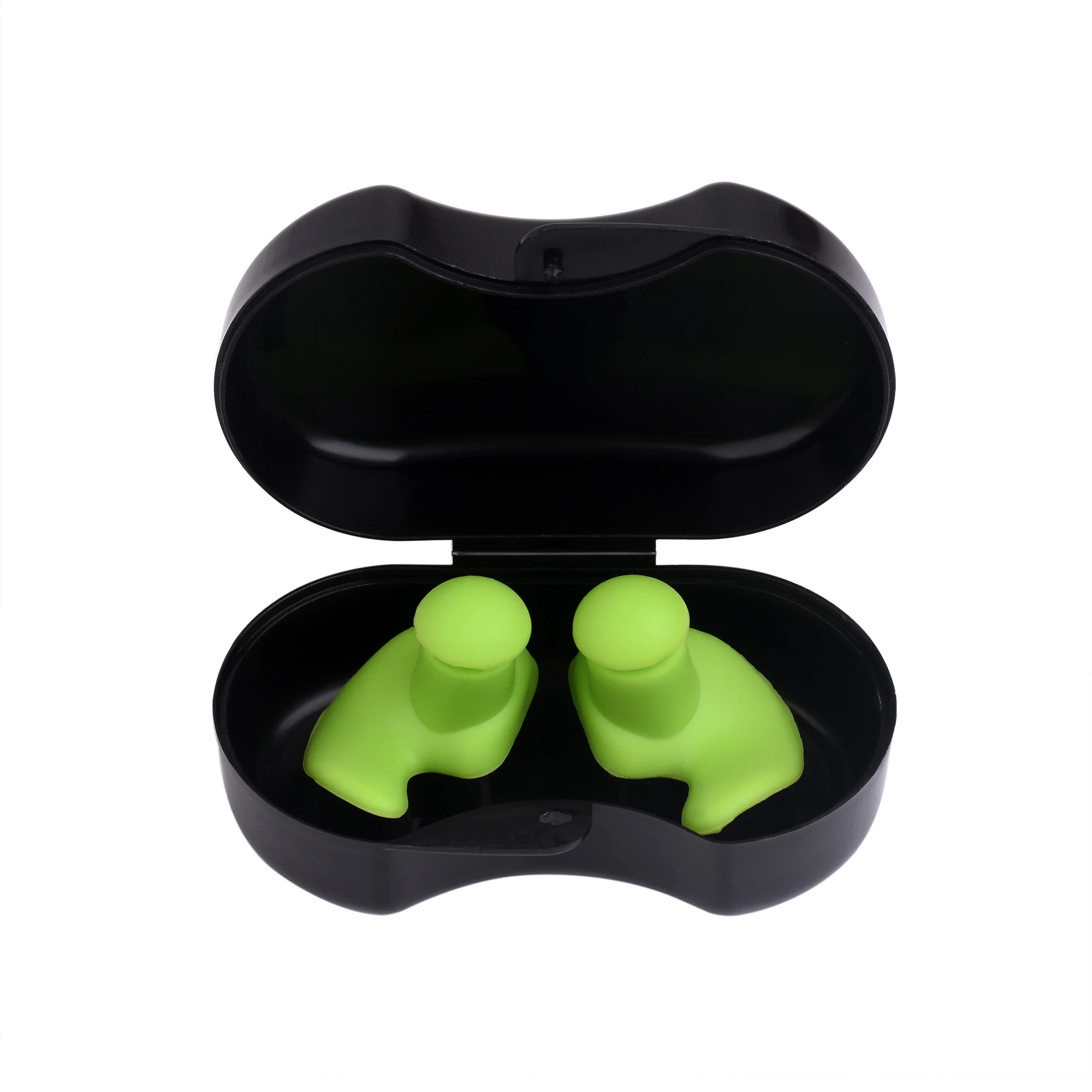 2PCS Schwimmen Ohrstöpsel Wasserdicht Wiederverwendbare Silikon Ohr Stecker Tauchen Sport Stecker Für Wasser Surf Duschen Bade Zubehör – Detail 9