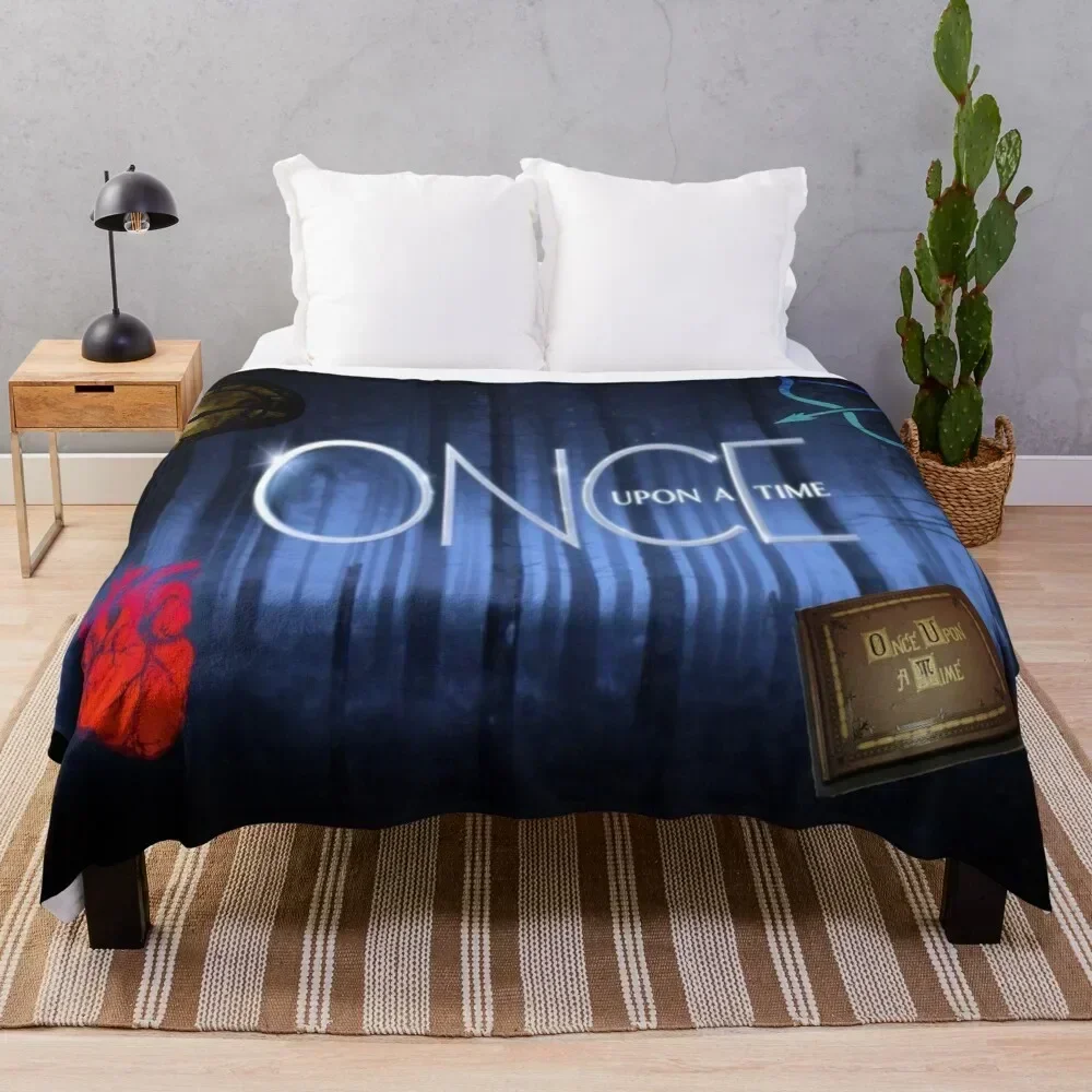 

ONCE UPON A TIME Throw Blanket Travel Size Cozy Blanket for Plane Train