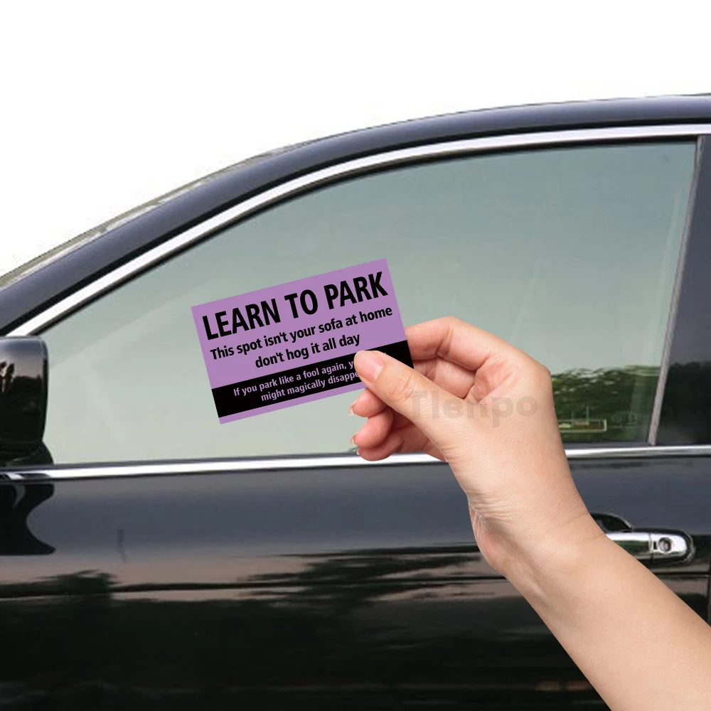 50pcs,Funny Parking Cards \