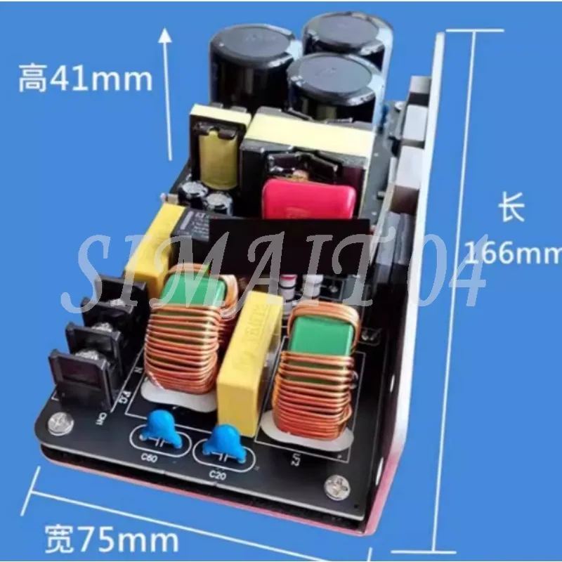 

1000W High-Power AC-DC PFC Module: 100-240V to 380V DC, Small Size, High Efficiency