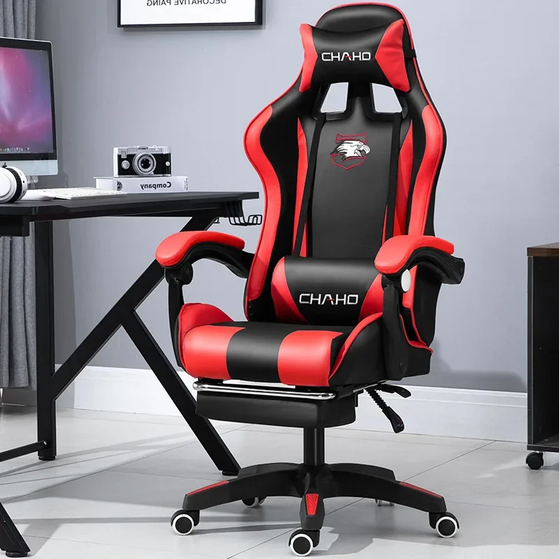 Silla de ordenador para videojuegos, silla de cuero para juegos de alta calidad, Internet LOL, Internet, café, silla de carreras, Gamer de oficina,