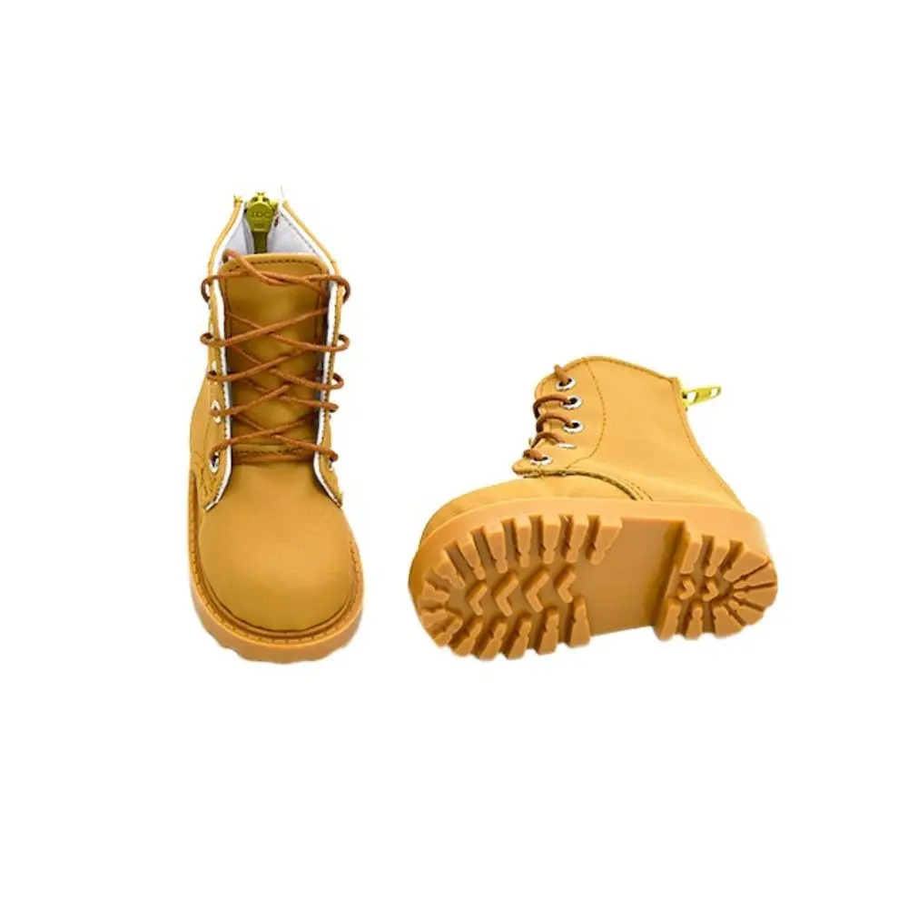 

1 Pair High-top Boots High-top 1/3 BJD Doll's Boots Suede Rifle Shoes 1/3 BJD Doll's Shoes Mini Glossy 60/70cm Doll Boots Kids