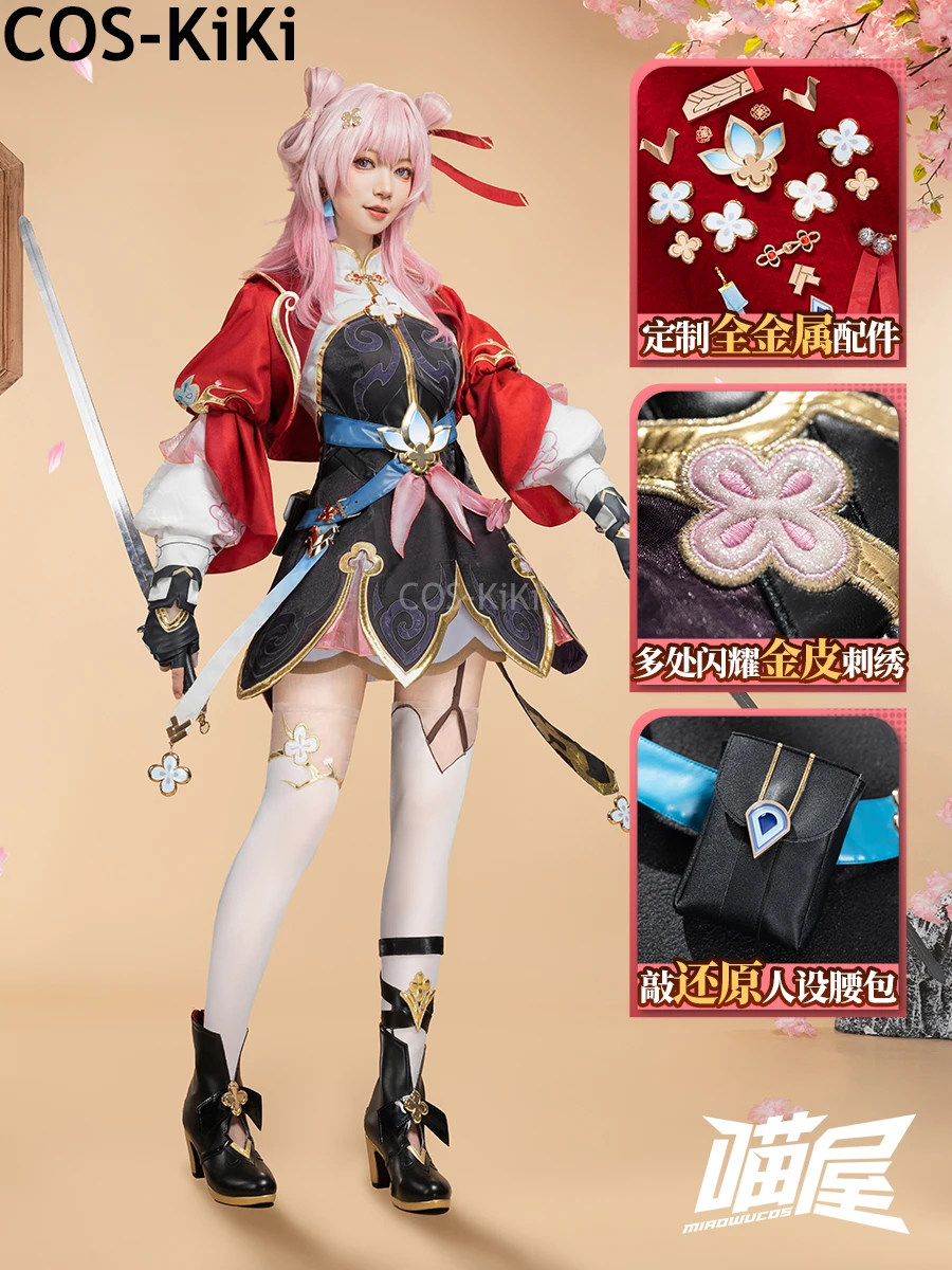 

COS-KiKi Honkai: Star Rail March 7th Game Suit Gorgeous Lovely Dress Cosplay Costume Halloween Party Role Play Outfit Women