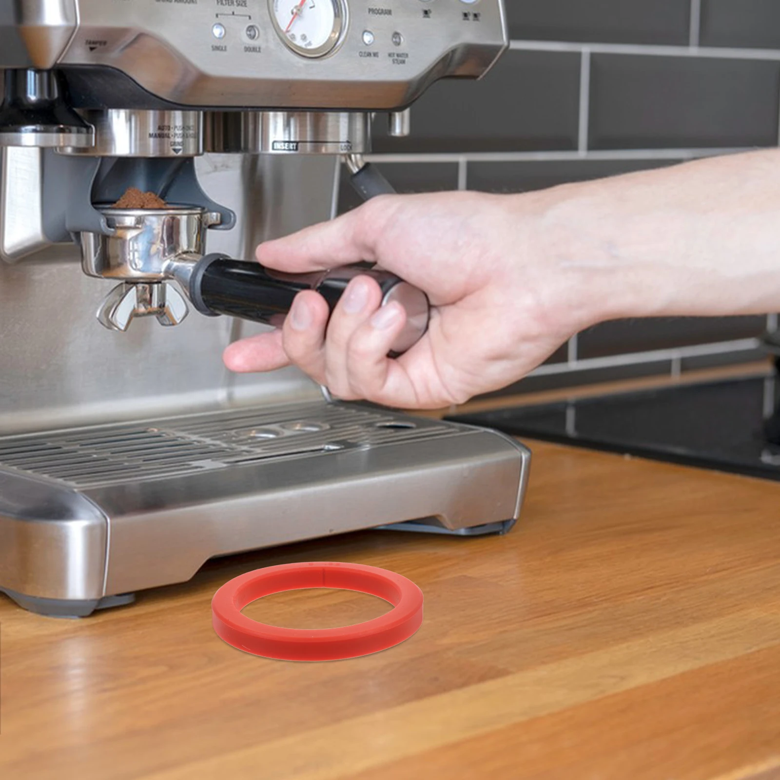 

E61 Group Head Gasket 8mm Silicone Seal for Coffee Machine Prevents Leak Ensures Flavor Compatibility Easy Replacement Coffee