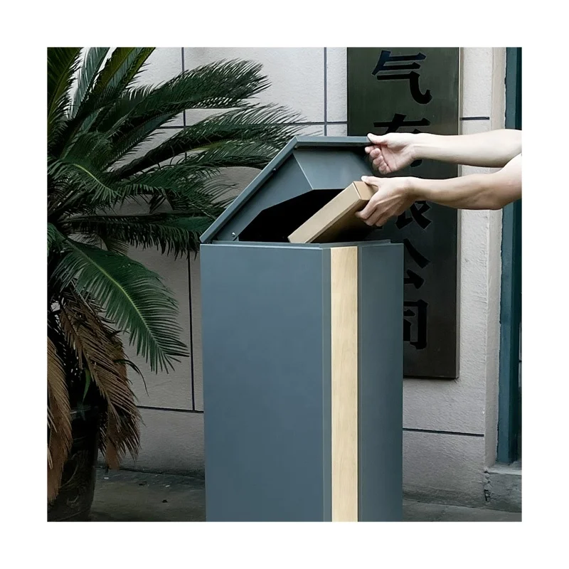 

Home Modern Free Standing Mailboxes Parcel Drop Box Post Box Letterbox for Porch