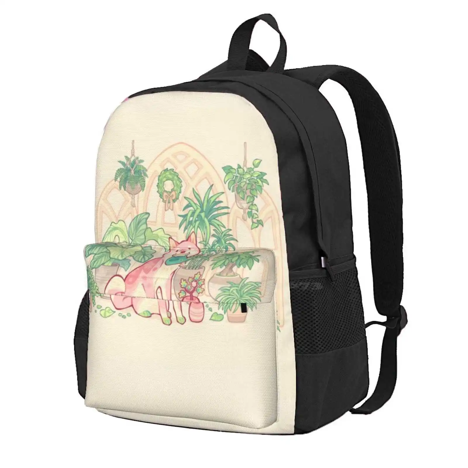 Green Thumb Shibakura Hot Sale Schoolbag Backpack Fashion Bags Shibakura Pink Green Cottagecore Plant Mom Plant Dad Dog Cute