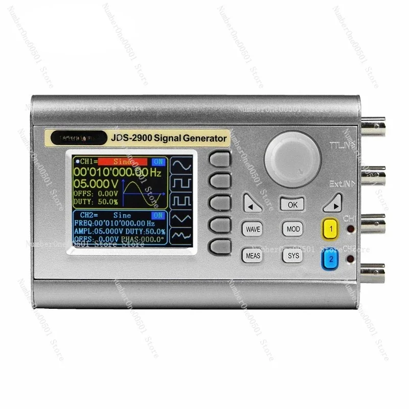 JDS2900 Full CNC DDS Dual Channel Function Arbitrary Wave Signal Source Generator Frequency Meter Counter Engineering