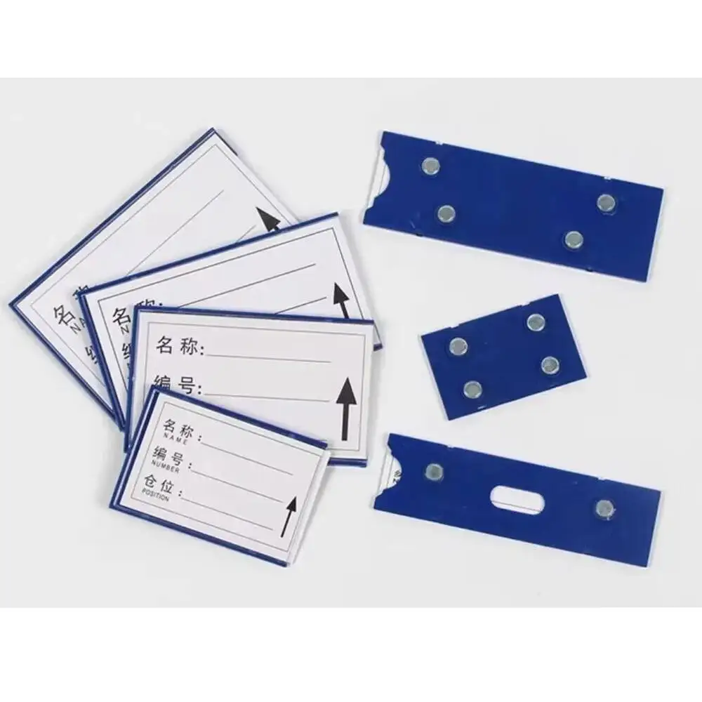 20PCS Warehouse Storage Magnetic Tags - Strong Magnetism, Shelf Location Cards, Material Cards for Stockroom