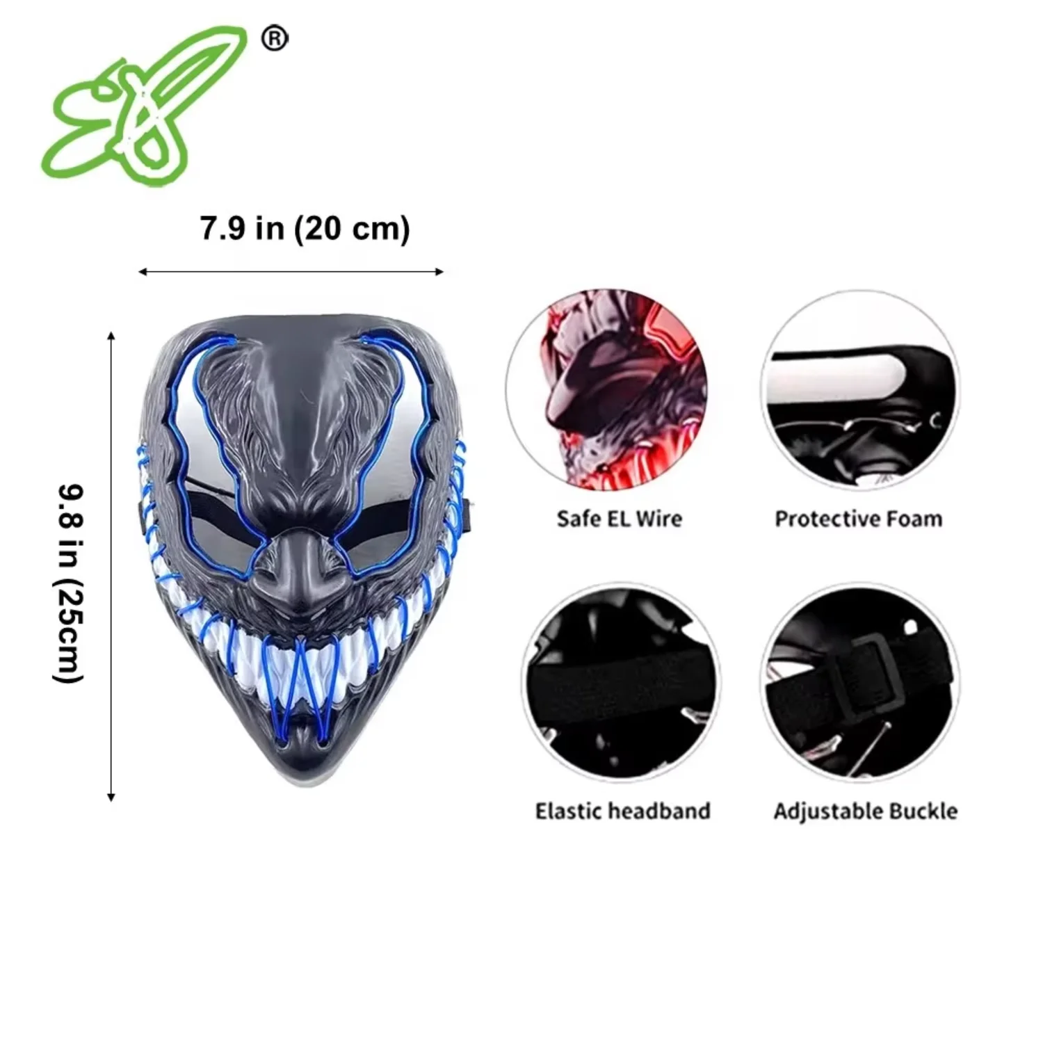 Creepy Wrinkle Face Halloween Mask Old Man Vampire Monster Latex Costume Cosplay Party Props  PVC Silicone Team bride Graduation