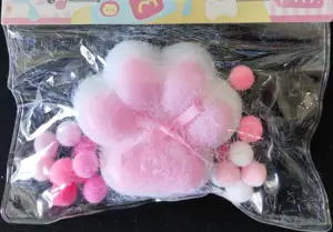 柔らかいスクイーズ猫の足のストレスリリーフトイ - カワイイスクイーズ減圧フィジェットは不安のために、子供と大人へのストレスの贈り物 8ベストセールススカイジカワイイ-2