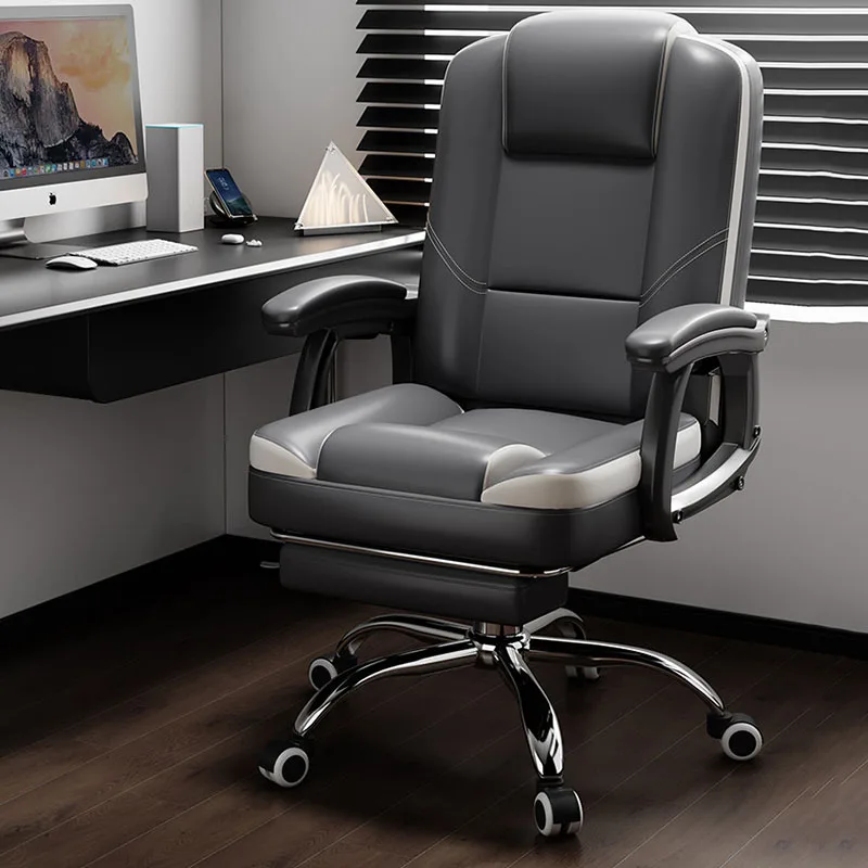 

Recliner Ergonomic Office Chair Makeup Luxury Mobile Designer Modern Wheels Cheap Office Chair Backrest Taburete Home Decoration