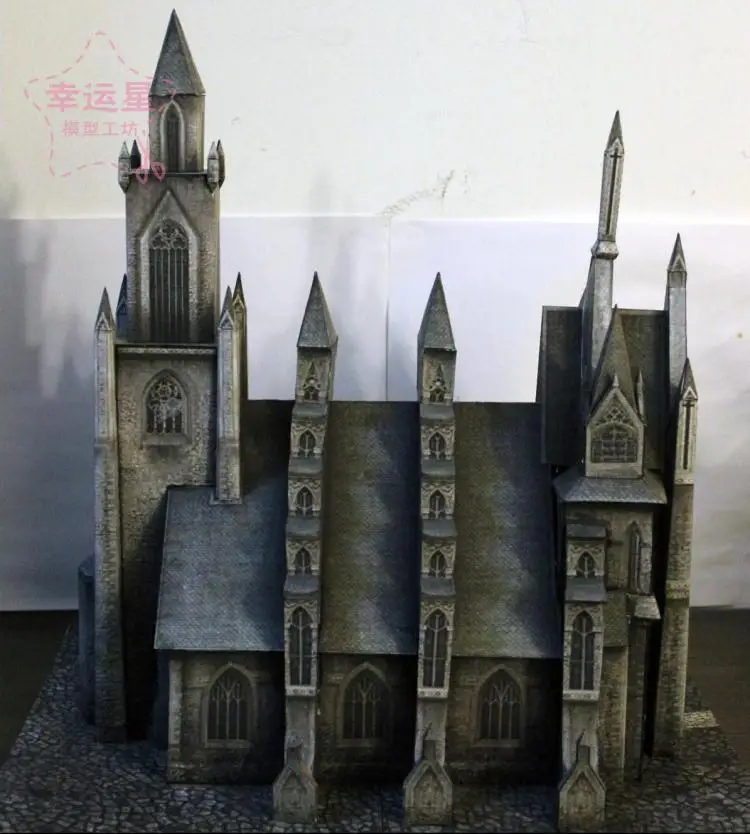 Medieval Architektur Orthodoxe Kathedrale Kapelle 3D Papier Modell DIY Manuelle