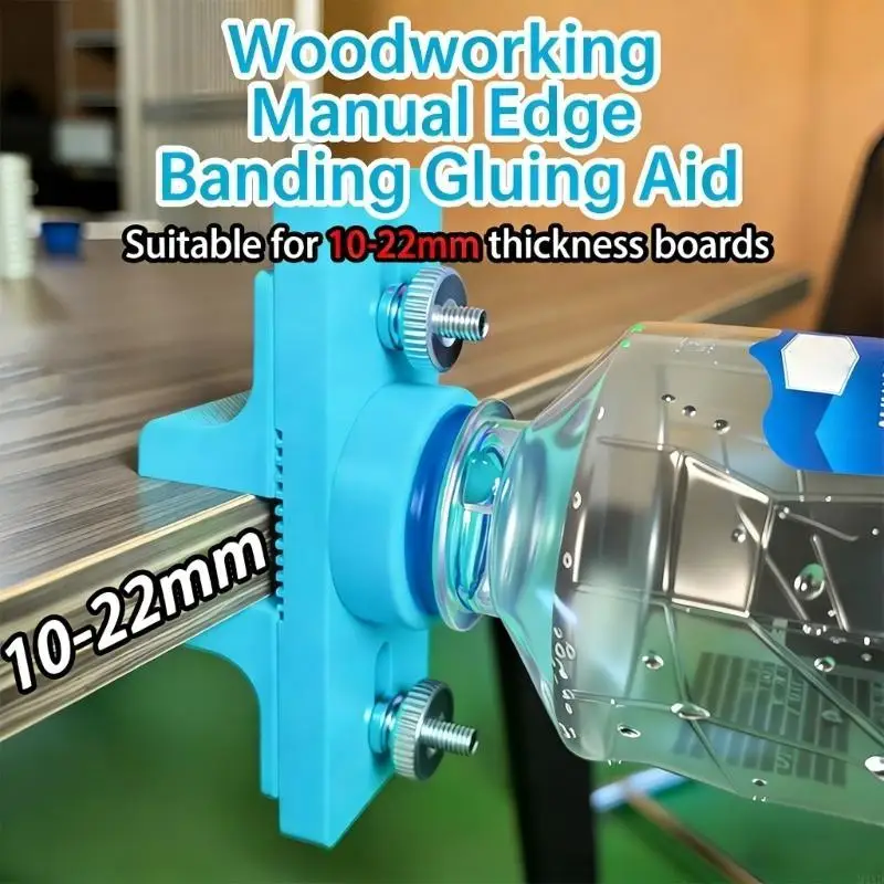 

Woodworking Banding Glues Applicator Board Gluing Tool for 10-22mm Panels Manual Glues Spreading Tool M4YD