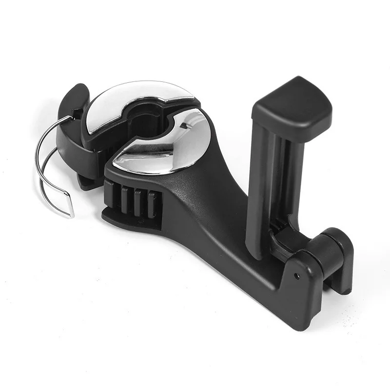

Travel Car Organizer Hook 360° Swivel Design AntiSlip Phone Stand Handbag Grocery Hanger Road Trip Essential