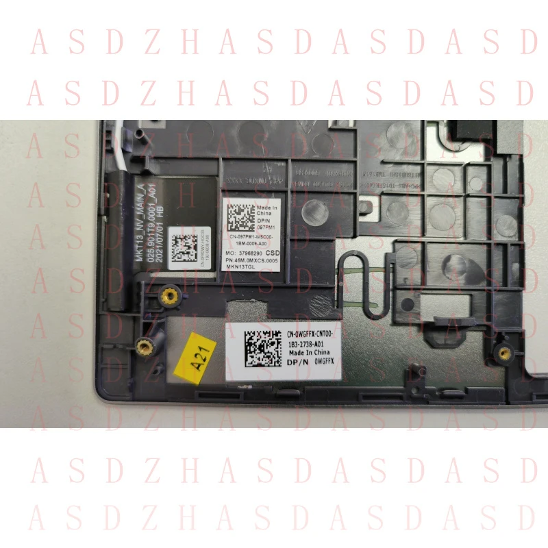 Z  New Palmrest Upper Case w/US Backlit Keyboard For Dell Inspiron 5000 5310 0WGFFX