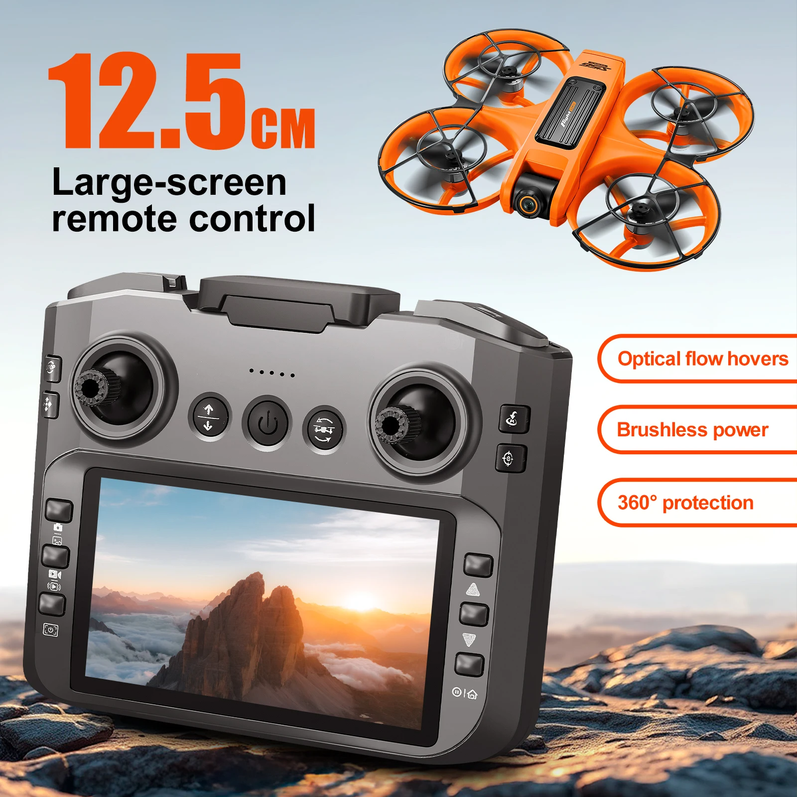 المهنية S156 الطائرة بدون طيار لتحديد المواقع 8K HD Rc شاشة كبيرة كاميرات مزدوجة 5G واي فاي فرش السيارات تجنب العوائق كوادكوبتر لعبة