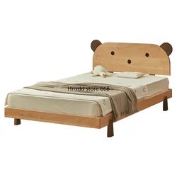 Letto per bambini piccolo appartamento in legno massello moderno semplice