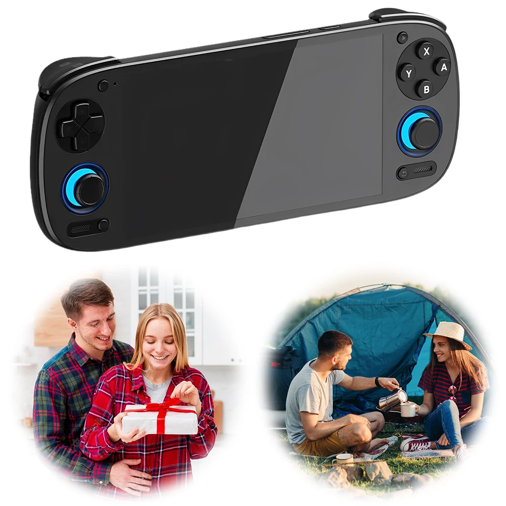 Handheld Game Console 5.5 Inch OLED Screen WIFI 6 Bluetooth-Compatible 5.1 Handheld Video Player Retro Video Gaming Player Gifts