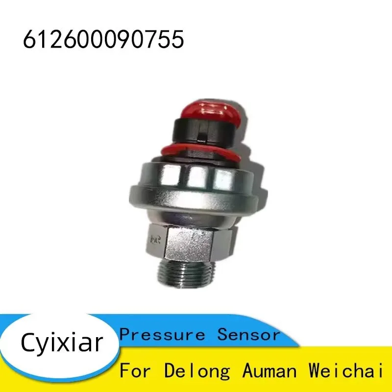 For Delong Auman Weichai Oil Pressure and Pressure Sensor Sensing Plug Oil Plug High Quality Automotive Parts 612600090755