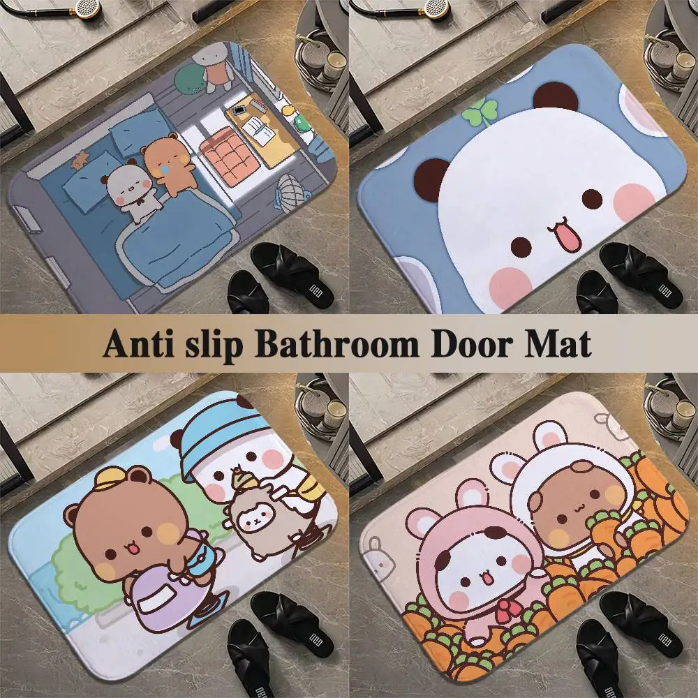 

BuBu DuDu Floor Mat Printed Large Carpets Living Room And Bedroom Carpets Bathroom Anti Slip Door MATS Small Carpets