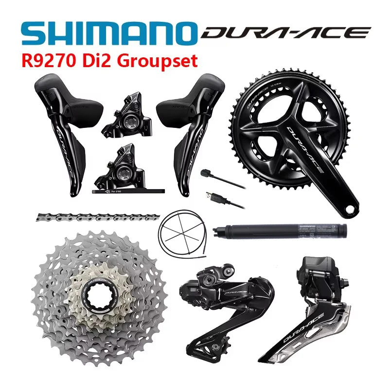 Shimano Di2 Dura Ace R9270 Groupset 2x12s R9200 Crankset Cassette R9270 Shifter FD RD-R9250 Battery DN300 SD300 For Road Bike