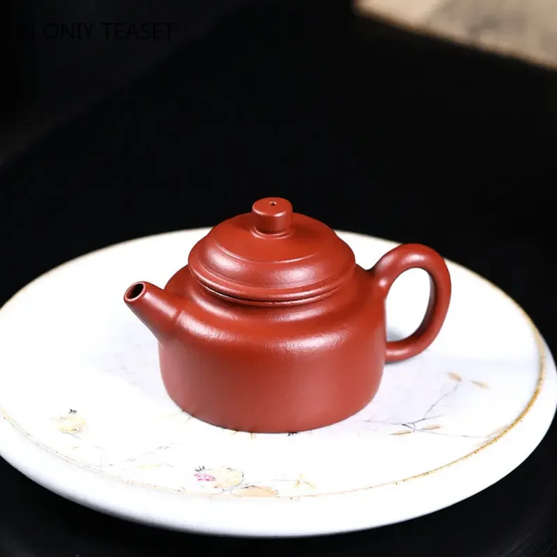 Imagem -03 - Yixing Bules de Argila Roxa Famoso Handmade Pequena Capacidade Tea Pot Raw Ore Dahongpao Chaleira Chinês Zisha Tea Conjunto Teaware 100ml