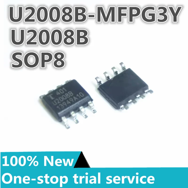 

5-100PCS %New U2008B-MFPG3Y Silkscreen U2008B package SOP8 motor/Motion/ignition controller and driver