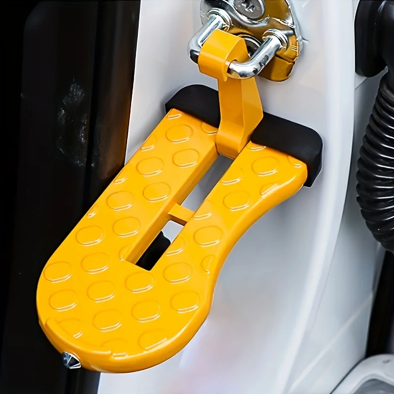1PC Aluminum Alloy Roof Auxiliary Pedal SUV Door Pedal for Vehicle - Durable Footrest Ladder for Enhanced Climbing Access