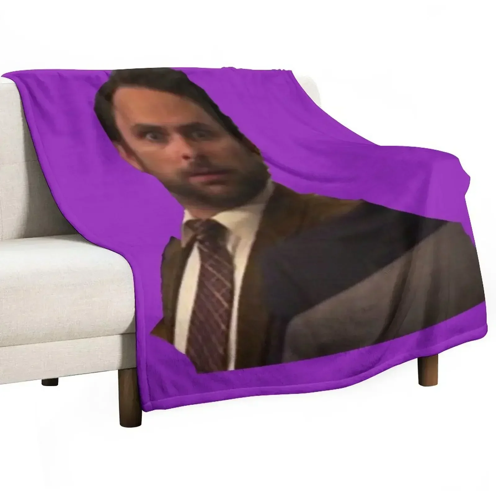 it's always sunny charlie Sticker Throw Blanket Bed covers cosplay anime Cute Custom Polar sofa bed Blankets