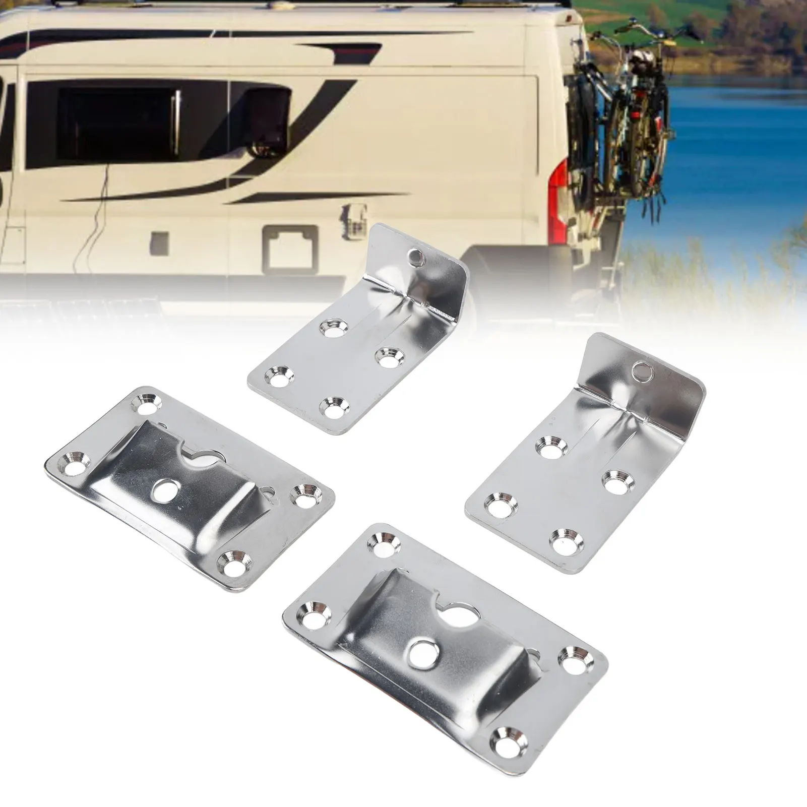 RV Marine Grade Table Bracket Stainless Removable Brackets Removable Easy Installation Widely Applicable for RV Yacht Ship