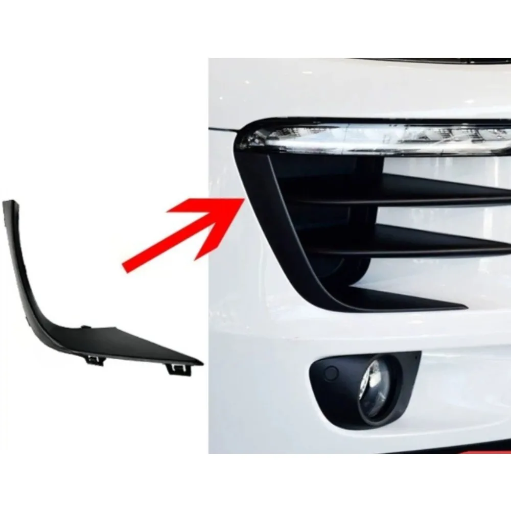 Front Bumper Trim Strip Fog Light Frame Bracket Grille For Porsche Macan 2014-2017