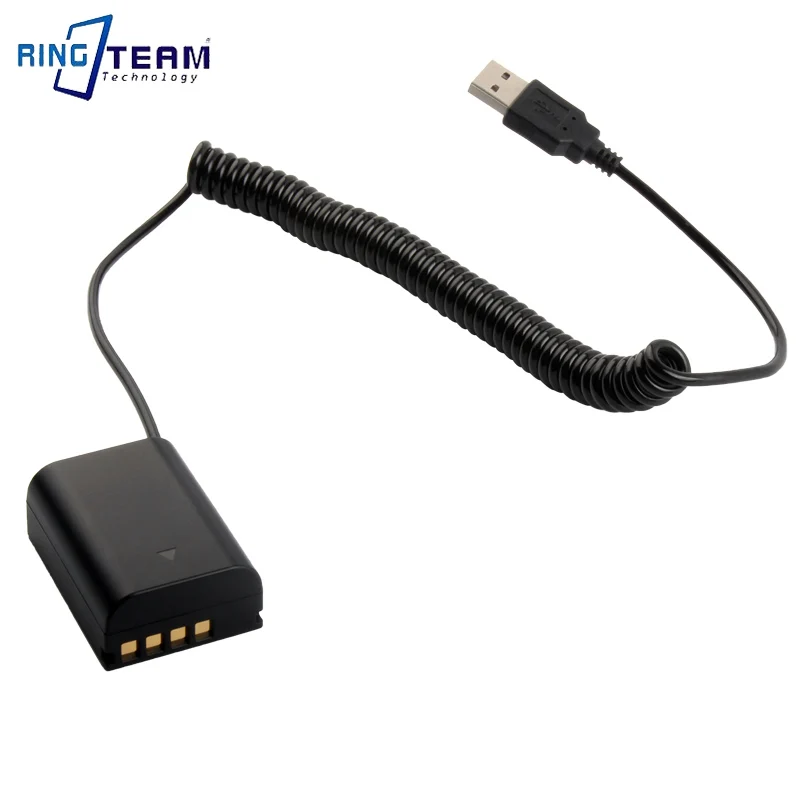 New BLX-1 Battery Adapter BLX1 Coupler to USB Coiled Cable for Olympus OM-1 OM1 Mirrorless Camera