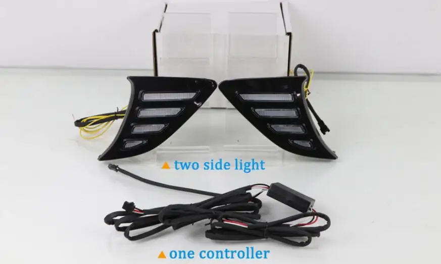 1set 2019 2020year headlamp for Suzuki Ciaz daytime light car accessories LED DRL headlight for Suzuki Ciaz fog light