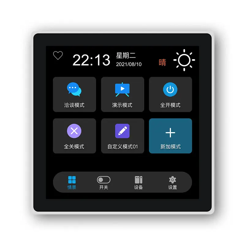 Doodle Smart Zigbee Multi-function Smart Screen Super Smart Panel, LCD Full Screen Switch